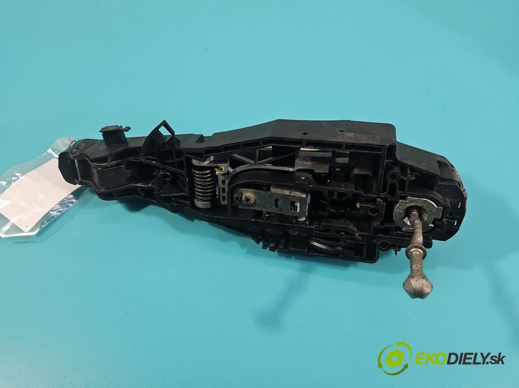 Citroen C4 II 2010-2017 1.6 hdi 111KM manual 82 kW 1560 cm3 5- rukoväť predné ľavé mimo: 9688834180 (Kľučka dverí vonkajšia predná ľavá)