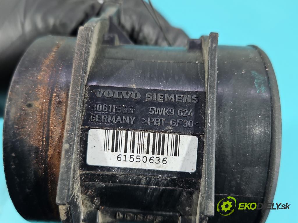 Volvo S40 I 1995-2004 1.8 16V 122 HP manual 90 kW 1783 cm3 4- průtokoměr: 5WK9624 (Váha vzduchu)