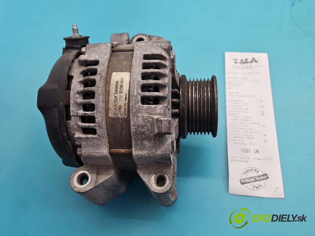 Toyota Avensis II T25 2003-2008 2.0 D4D 126 HP manual 93 kW 1998 cm3 5- Alternator 021080-6060 (Alternátor)