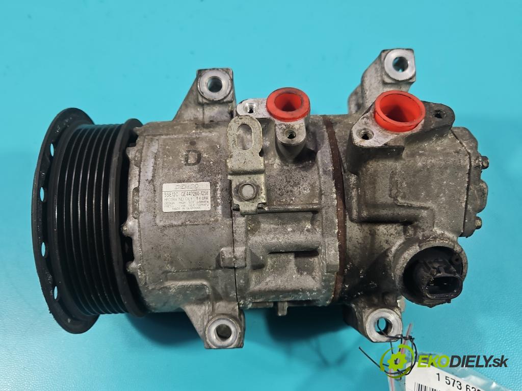 Toyota Avensis III T27 2009-2018 2.2 D4D 150 HP manual 110 kW 2231 cm3 5- Kompresor: klimatizácie 447260-1258 (Kompresor klimatizácie)