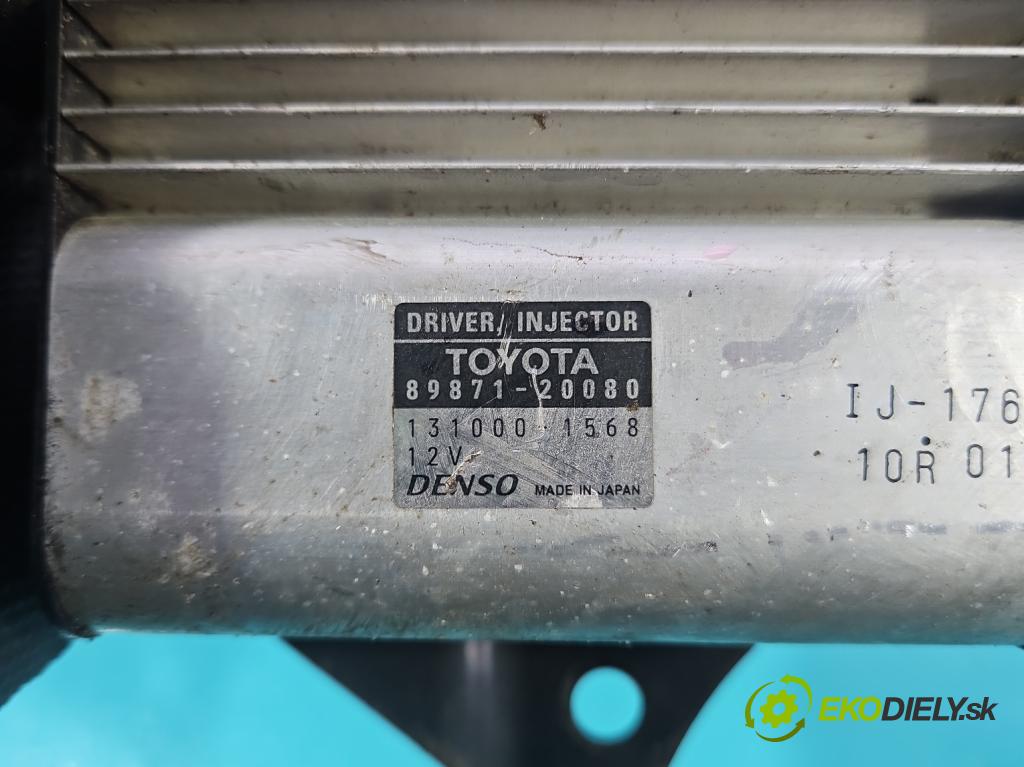 Toyota Avensis III T27 2009-2018 2.2 D4D 150 HP manual 110 kW 2231 cm3 5- riadiaca jednotka ostatné 89871-20080
