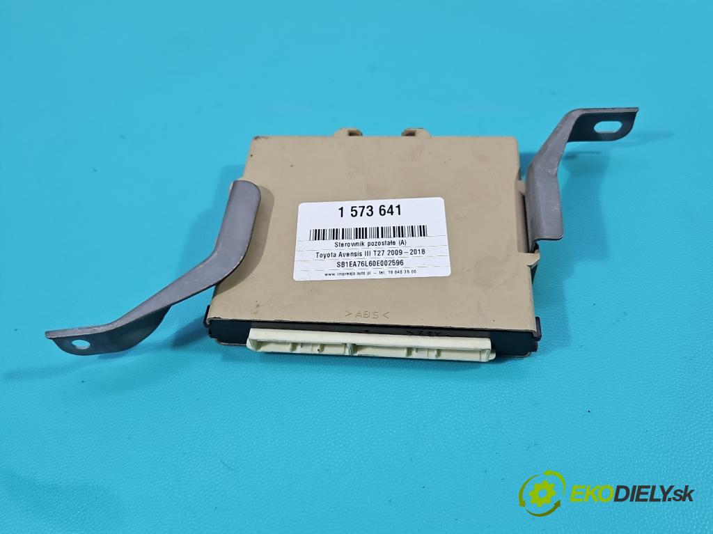 Toyota Avensis III T27 2009-2018 2.2 D4D 150 HP manual 110 kW 2231 cm3 5- riadiaca jednotka ostatné 89990-05031