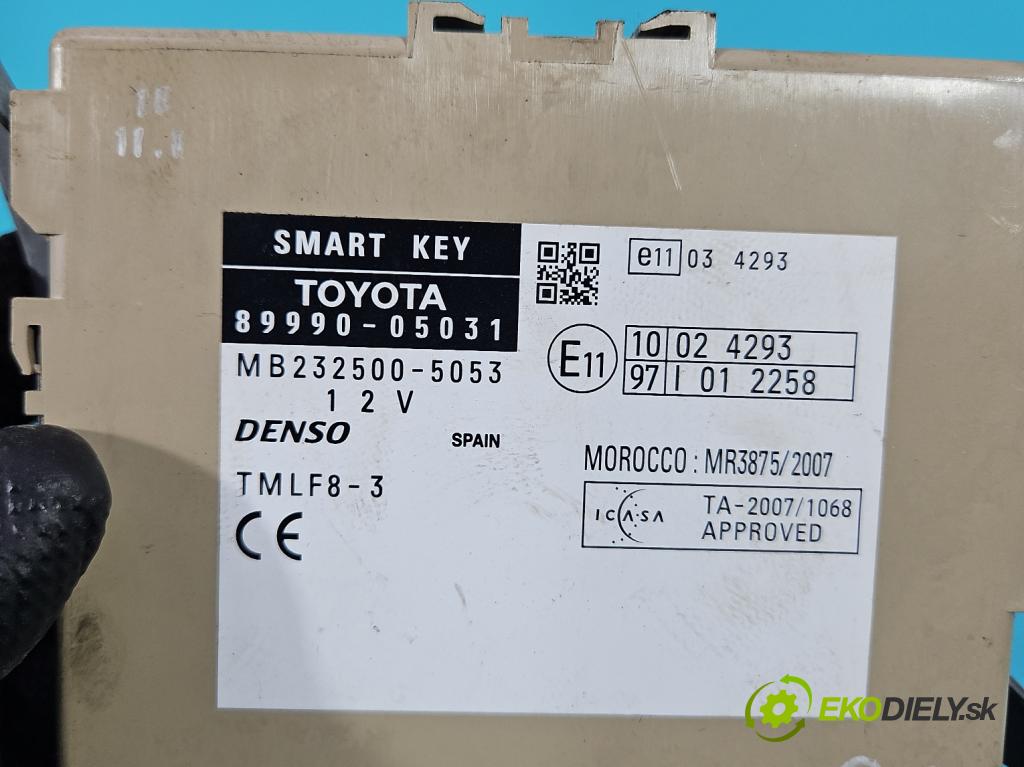 Toyota Avensis III T27 2009-2018 2.2 D4D 150 HP manual 110 kW 2231 cm3 5- riadiaca jednotka ostatné 89990-05031