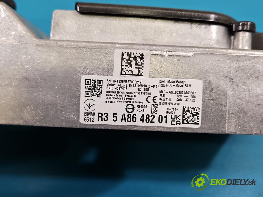 Bmw iX1 U11 0.0 elektrický: 272 HP automatic 200 kW 1 cm3 5- Zesilovač: R35A8648201 (Zosilňovač)