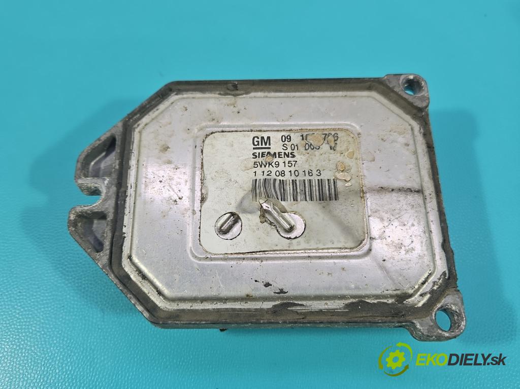 Opel Zafira A 1999-2005 1.8 16V 125 HP manual 92 kW 1796 cm3 5- riadiaca jednotka motora 09158726