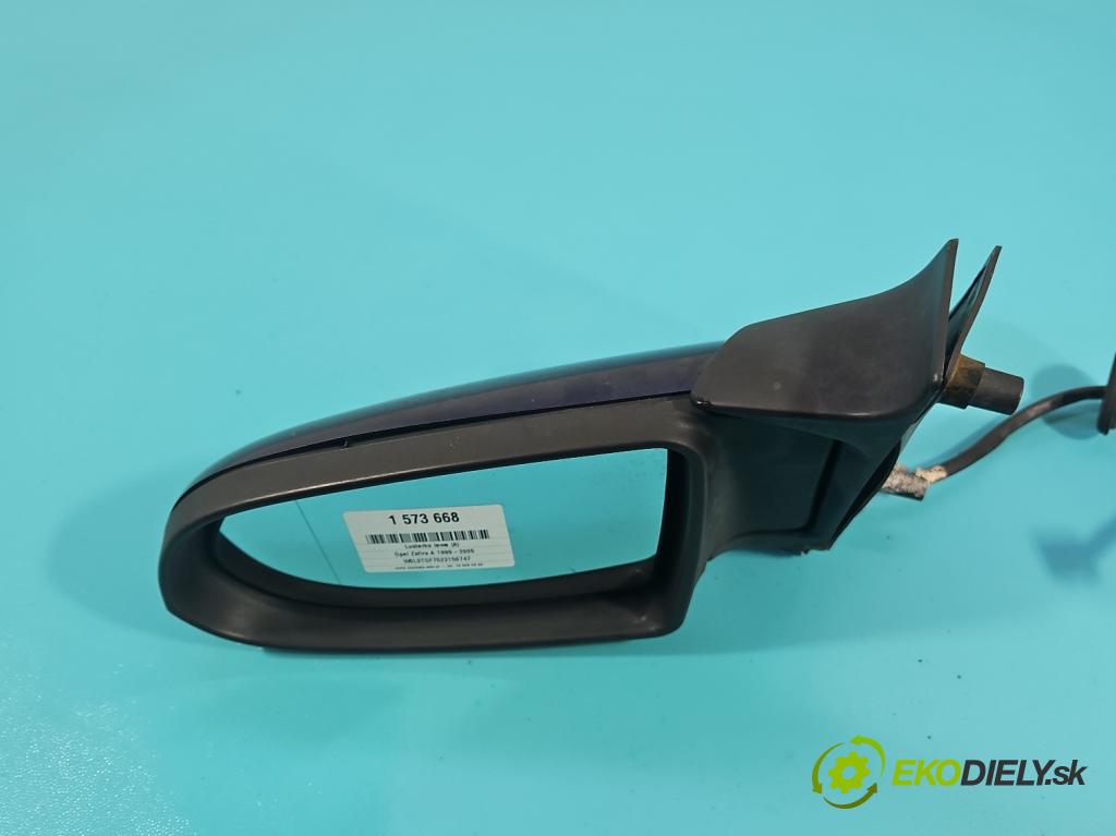 Opel Zafira A 1999-2005 1.8 16V 125 HP manual 92 kW 1796 cm3 5- zrkadlo ľavé  (Kľučka dverí ostatné)