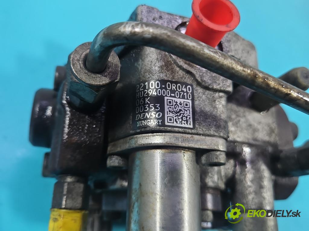 Toyota Avensis III T27 2009-2018 2.2 D4D 150 HP manual 110 kW 2231 cm3 5- čerpadlo vstrekovacia 22100-0R040 (Vstrekovacie čerpadlo)