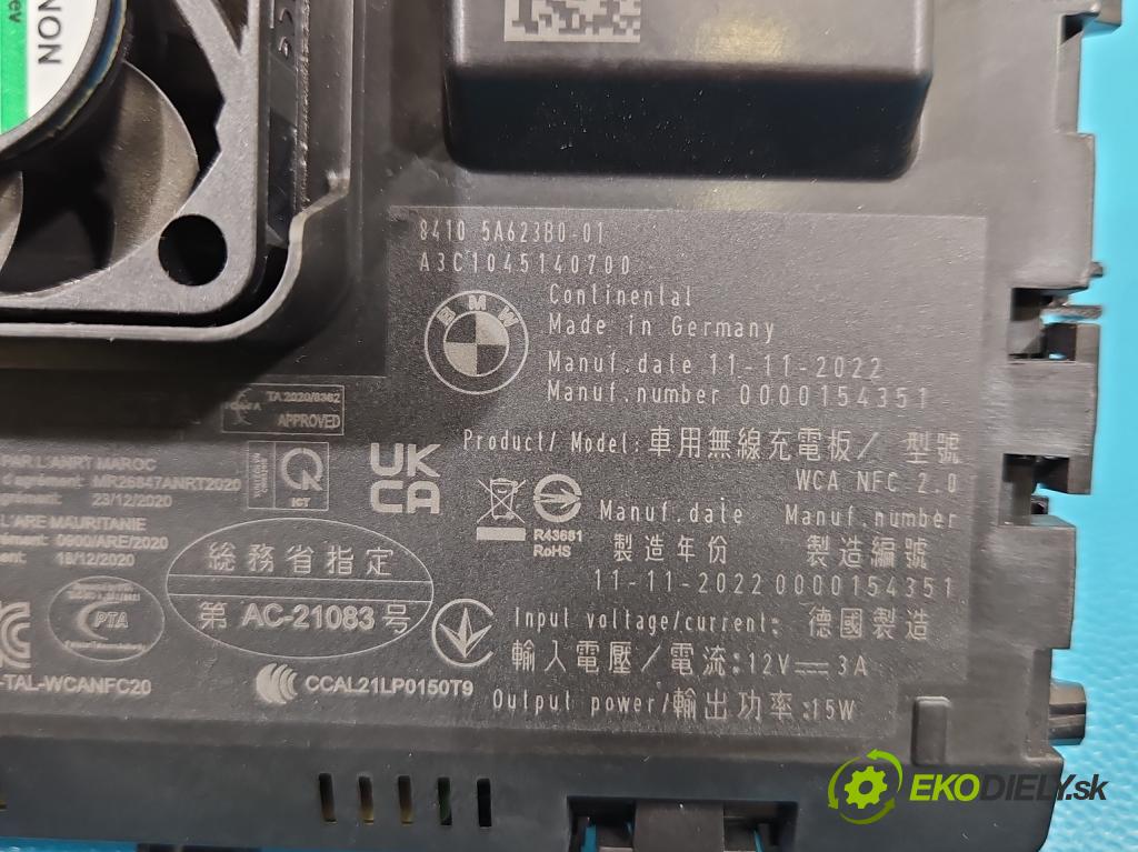 Bmw iX1 U11 0.0 elektrický: 272 hp automatic 200 kW 1 cm3 5- Nabíječka 5A623B0-01