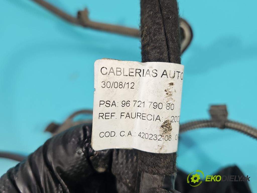 Citroen C4 II 2010-2017 1.6 hdi 111KM manual 82 kW 1560 cm3 5- snímač parkovaní: 9672179080