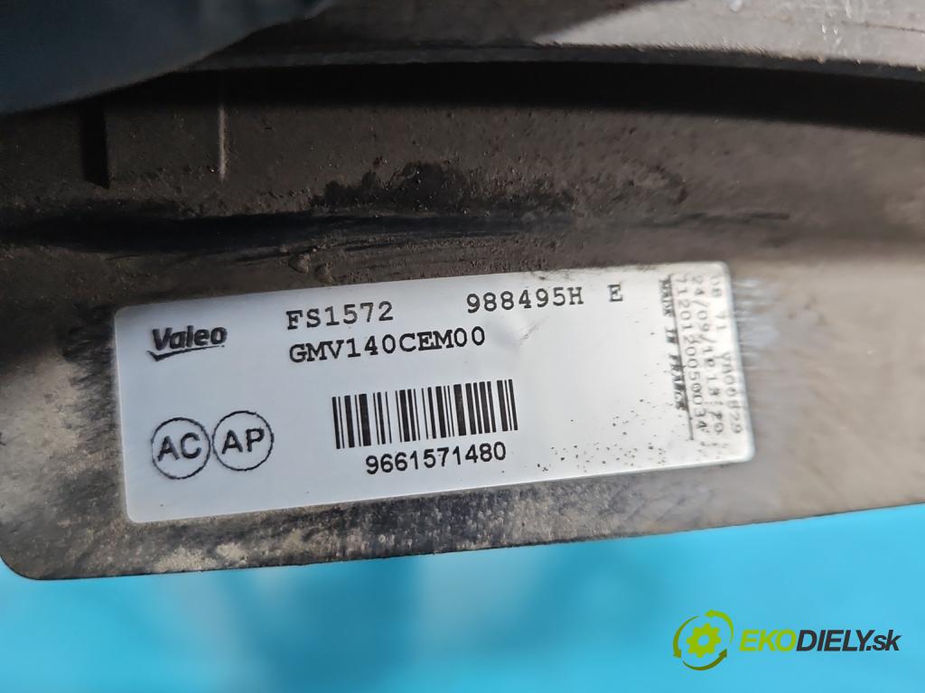 Citroen C4 II 2010-2017 1.6 hdi 111KM manual 82 kW 1560 cm3 5- Ventilátor chladiča 9661571480