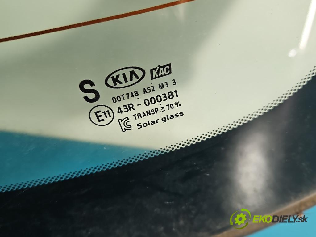 Kia Optima IV 2015-2020 1.6 T-GDI: 180 HP automatic 132.4 kW 1591 cm3 4- sklo zadná  (Sklo zadné)