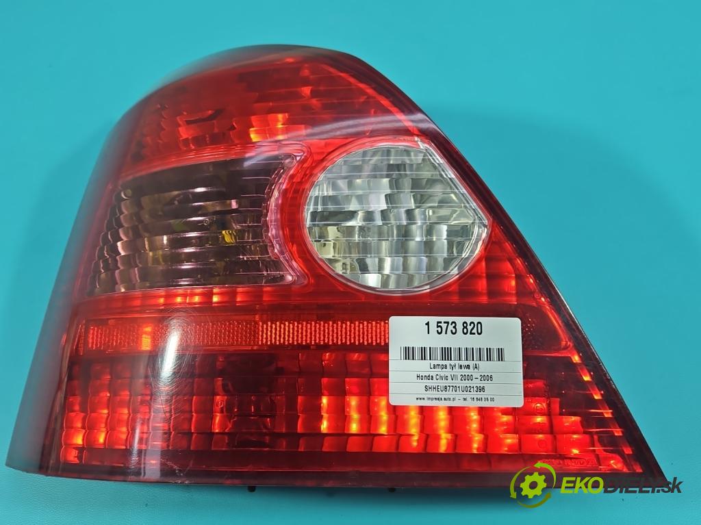 Honda Civic VII 2000-2006 1.6 16V 110 HP manual 81 kW 1590 cm3 5- svetlo / reflektor zadné ľavé 890228 (Kľučka dverí ostatné)
