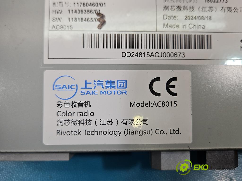 MG MG3  24- 1.5 16V 116 HP manual 85 kW 1495 cm3 5- Zobrazit: 18022773 (Prístrojová doska)