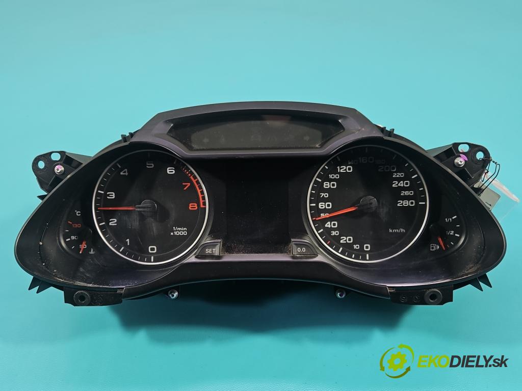 Audi A4 B8 2007-2015 1.8 TFSI 160 HP manual 118 kW 1798 cm3 5- prístrojovka/ budíky 8K0920930A (Prístrojová doska)