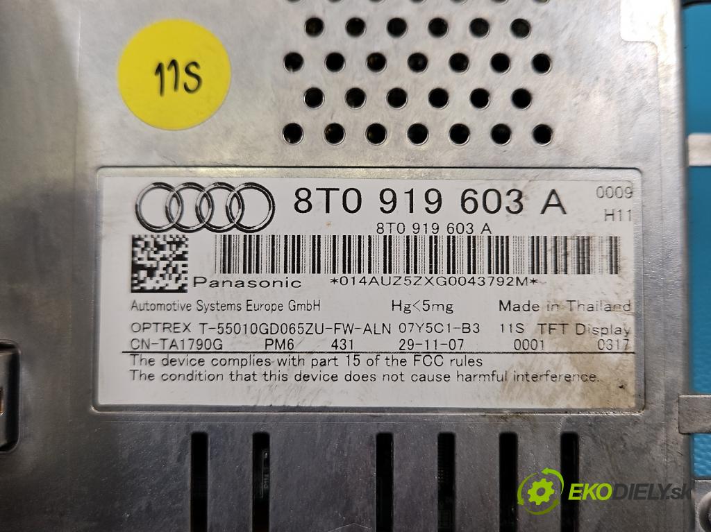Audi A4 B8 2007-2015 1.8 TFSI 160 HP manual 118 kW 1798 cm3 5- Zobrazit: 8T0919603A (Prístrojová doska)