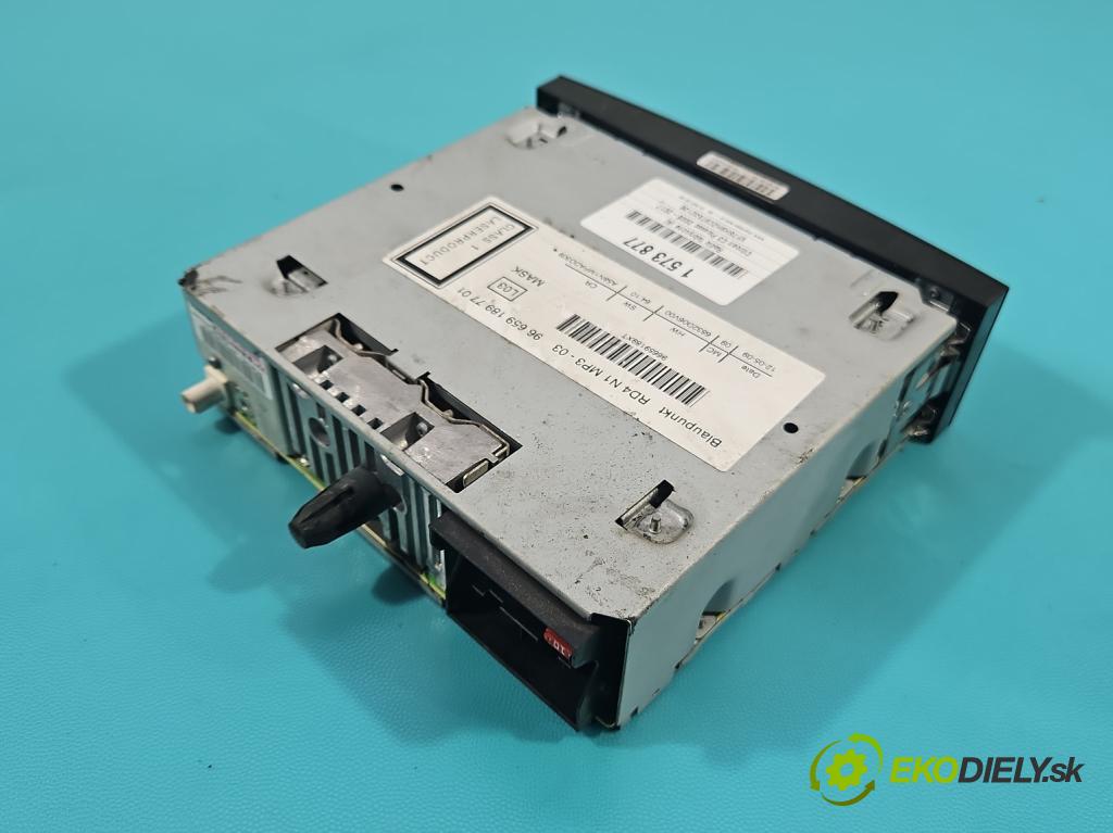 Citroen C3 Picasso 2008-2017 1.6 hdi 109 HP manual 80 kW 1560 cm3 5- Radio originál 96659189XT