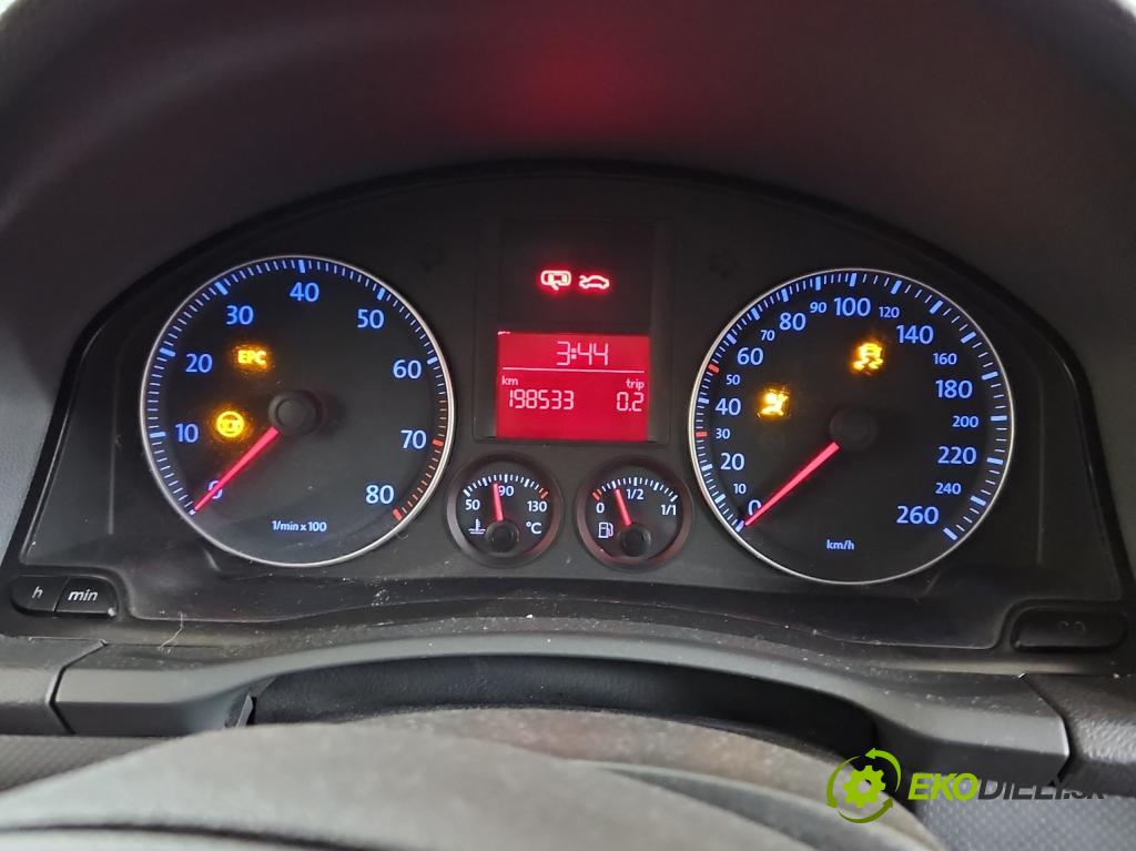 Vw Golf V 2003-2009 1.6 FSI 116 HP manual 85 kW 1598 cm3 5- prístrojovka/ budíky 1K0920850K (Prístrojová doska)
