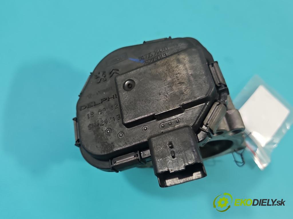 Citroen C4 II 2010-2017 1.6 hdi 111KM manual 82 kW 1560 cm3 5- škrticí klapka 9673534480 (Škrticí klapka)