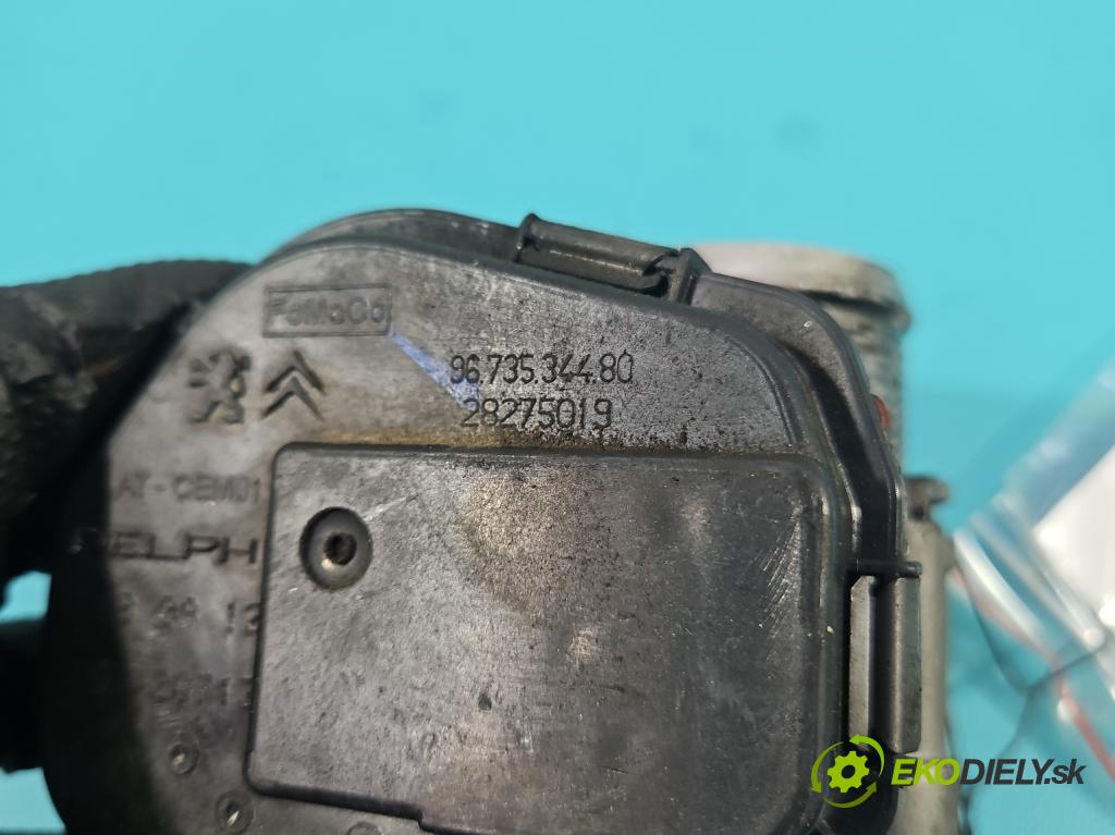 Citroen C4 II 2010-2017 1.6 hdi 111KM manual 82 kW 1560 cm3 5- škrticí klapka 9673534480 (Škrticí klapka)