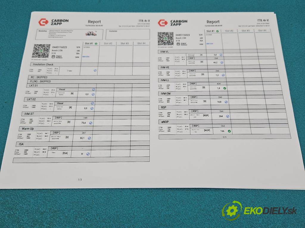 Audi A5 8T 2007-2016 3.0 tdi 239KM automatic 176 kW 2967 cm3 5- vstrek 0445116023 (Vstrekovač paliva)