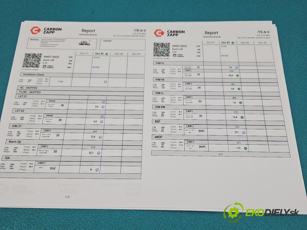 Audi A5 8T 2007-2016 3.0 tdi 239KM automatic 176 kW 2967 cm3 5- vstrek 0445116023 (Vstrekovač paliva)