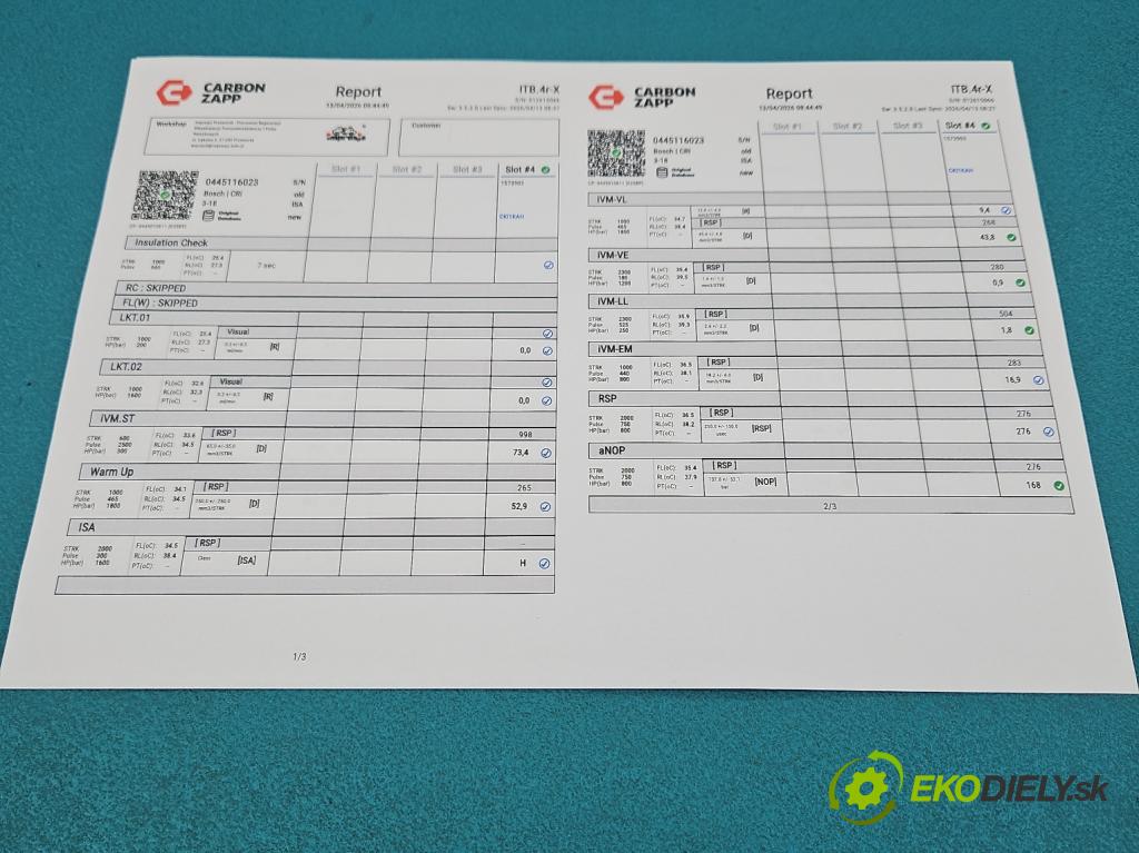 Audi A5 8T 2007-2016 3.0 tdi 239KM automatic 176 kW 2967 cm3 5- vstrek 0445116023 (Vstrekovač paliva)