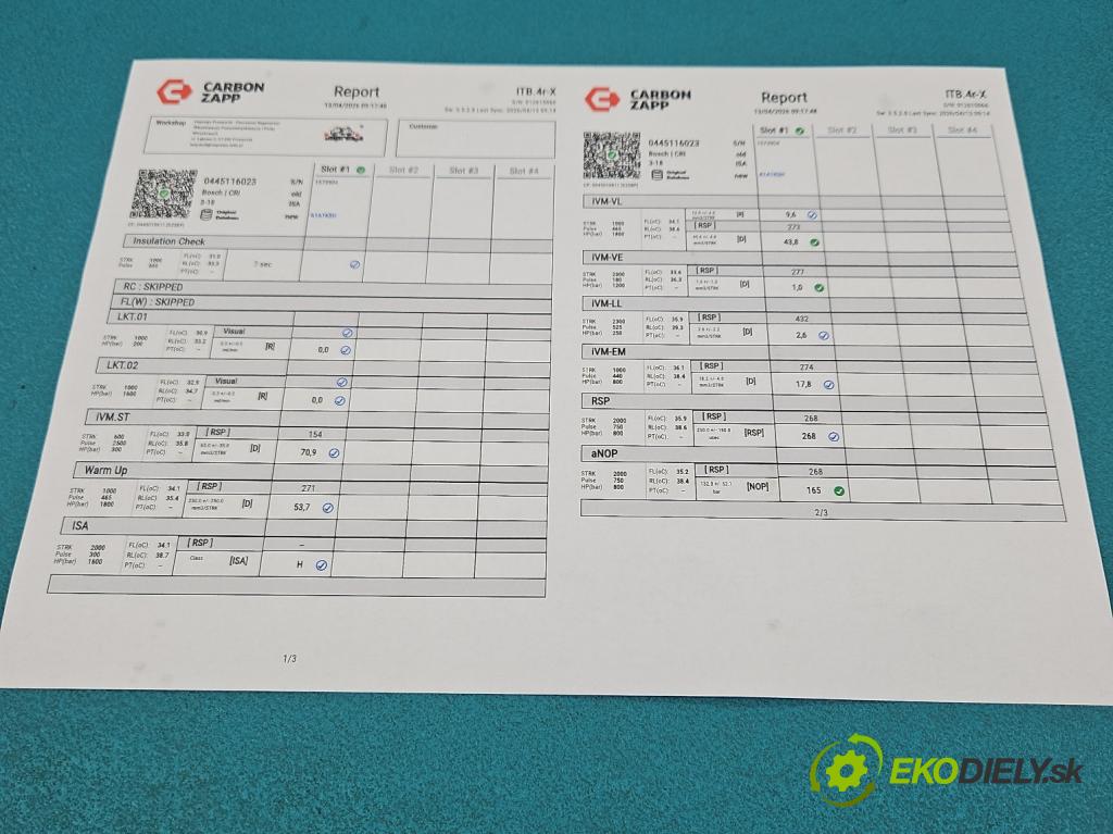Audi A5 8T 2007-2016 3.0 tdi 239KM automatic 176 kW 2967 cm3 5- vstrek 0445116023 (Vstrekovač paliva)