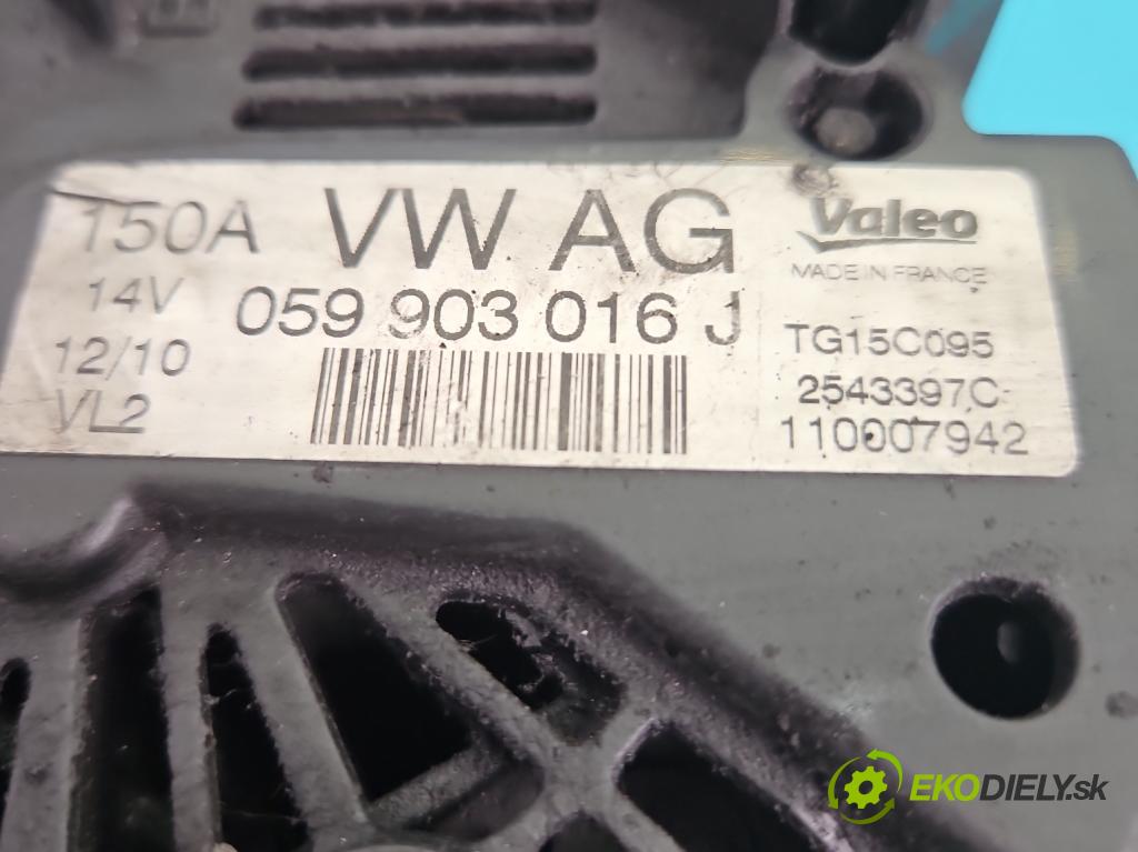 Audi A5 8T 2007-2016 3.0 tdi 239KM automatic 176 kW 2967 cm3 5- Alternator 059903016J (Alternátor)