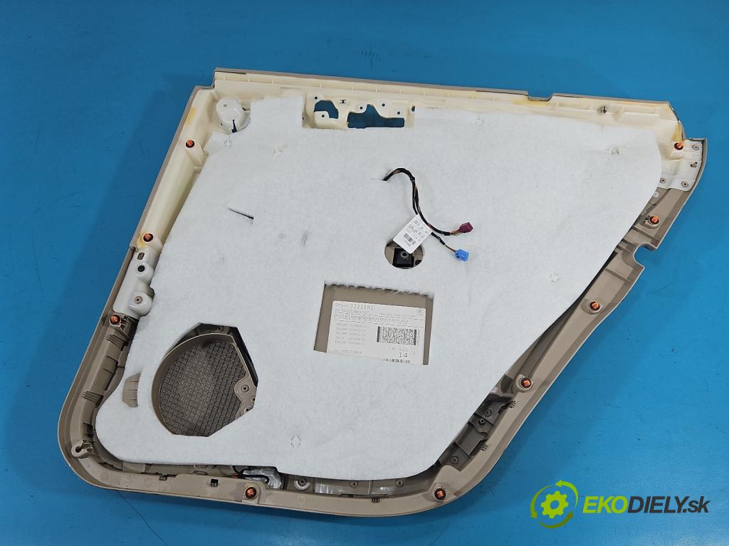 Mercedes GL II X166 2012-2015 4.7 V8 278928 340KM: automatic 250 kW 4663 cm3 5- Čalounictví: dvere zadné ľavé A1667301170