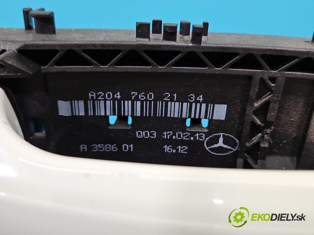 Mercedes GL II X166 2012-2015 4.7 V8 278928 340KM: automatic 250 kW 4663 cm3 5- rukoväť zadné ľavé mimo: A2047602134 (Kľučka dverí ostatné)