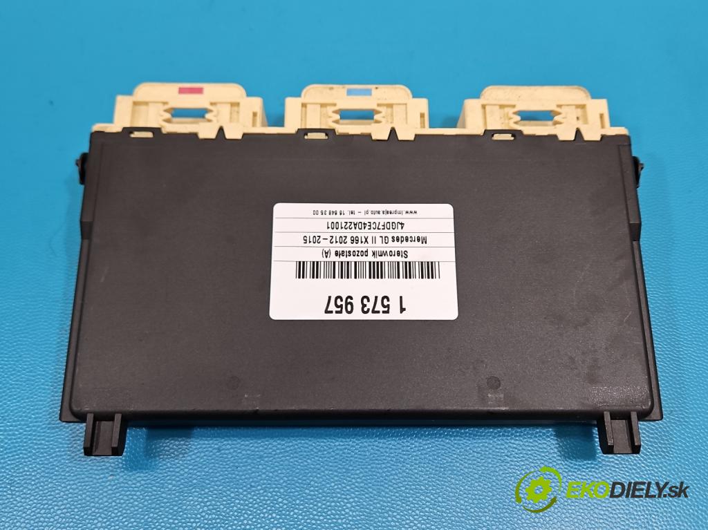 Mercedes GL II X166 2012-2015 4.7 V8 278928 340KM: automatic 250 kW 4663 cm3 5- riadiaca jednotka ostatné A1668201026