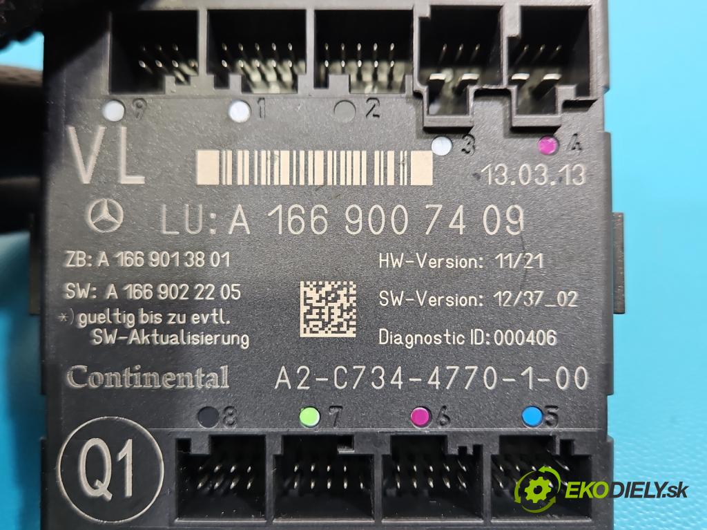 Mercedes GL II X166 2012-2015 4.7 V8 278928 340KM: automatic 250 kW 4663 cm3 5- riadiaca jednotka ostatné A1669007409