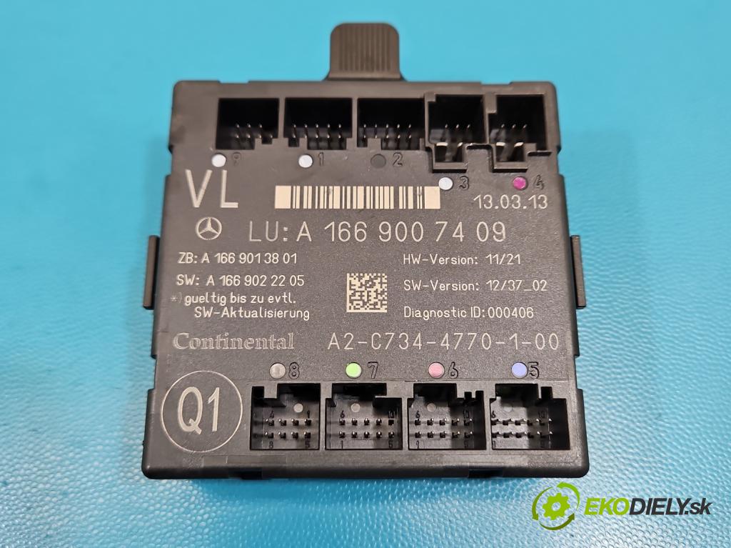 Mercedes GL II X166 2012-2015 4.7 V8 278928 340KM: automatic 250 kW 4663 cm3 5- riadiaca jednotka ostatné A1669007409