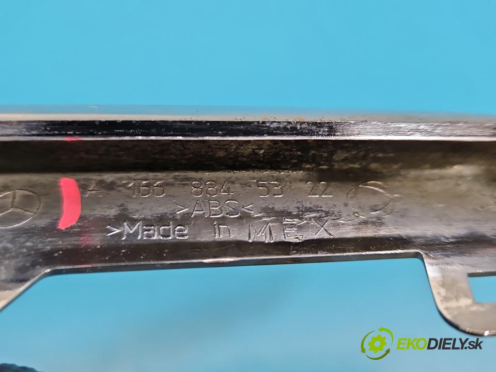 Mercedes GL II X166 2012-2015 4.7 V8 278928 340KM: automatic 250 kW 4663 cm3 5- blenda mriežka: nárazník ľavé A1668845322