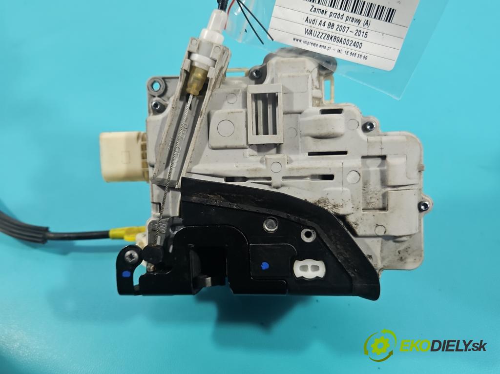 Audi A4 B8 2007-2015 1.8 TFSI 160 HP manual 118 kW 1798 cm3 5- zámok predné pravý 8J1837016A