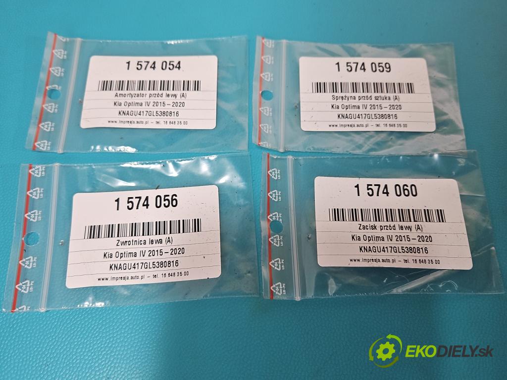 Kia Optima IV 2015-2020 1.6 T-GDI: 180 HP automatic 132.4 kW 1591 cm3 4- tlmič predné ľavý 54650-D4530 (Kľučka dverí ostatné)