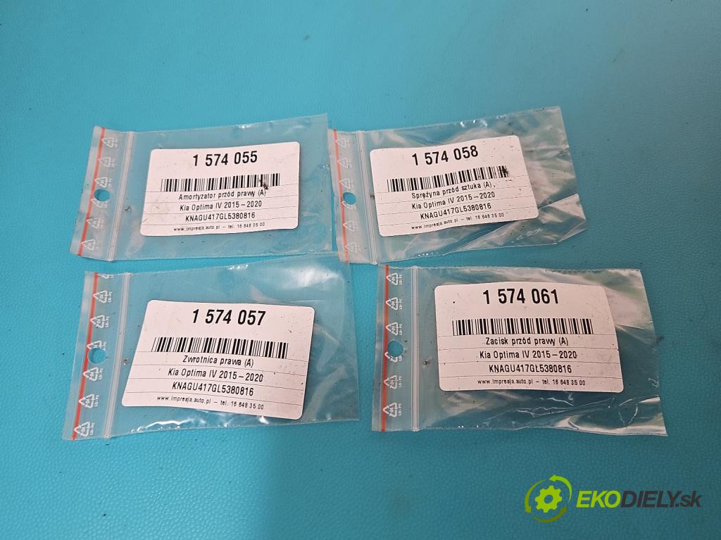 Kia Optima IV 2015-2020 1.6 T-GDI: 180 HP automatic 132.4 kW 1591 cm3 4- brzdič predné pravý  (Kľučka dverí ostatné)