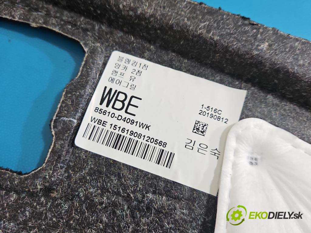 Kia Optima IV 2015-2020 1.6 T-GDI: 180 HP automatic 132.4 kW 1591 cm3 4- zadná 85610-D4091WK (Pláto kufra)