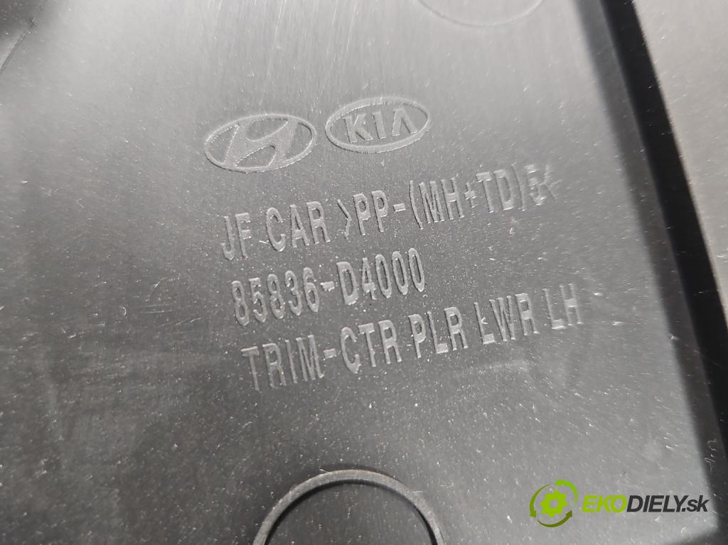 Kia Optima IV 2015-2020 1.6 T-GDI 180 hp automatic 132.4 kW 1591 cm3 4- kryt plastová 85836-D4000