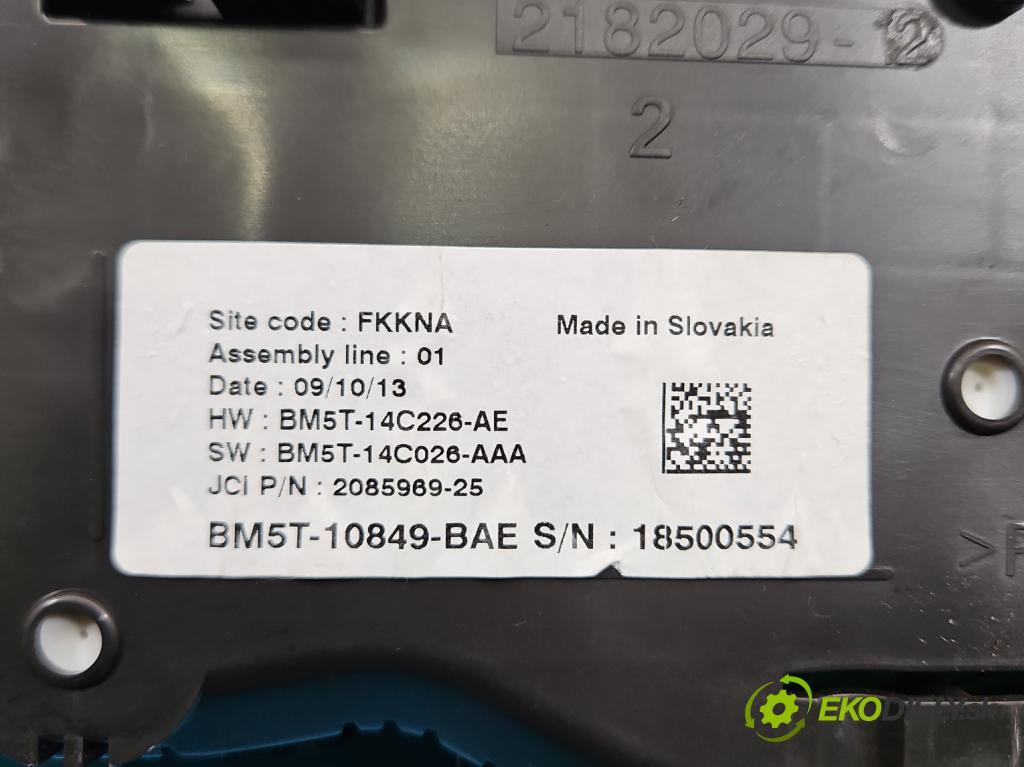 Ford C-Max II 2010-2019 1.0 EcoBoost: 125 HP manual 92 kW 998 cm3 5- prístrojovka/ budíky BM5T-10849-BAE (Prístrojová doska)