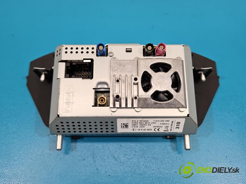 Ford C-Max II 2010-2019 1.0 EcoBoost: 125 HP manual 92 kW 998 cm3 5- Zobrazit: 7612032200 (Prístrojová doska)