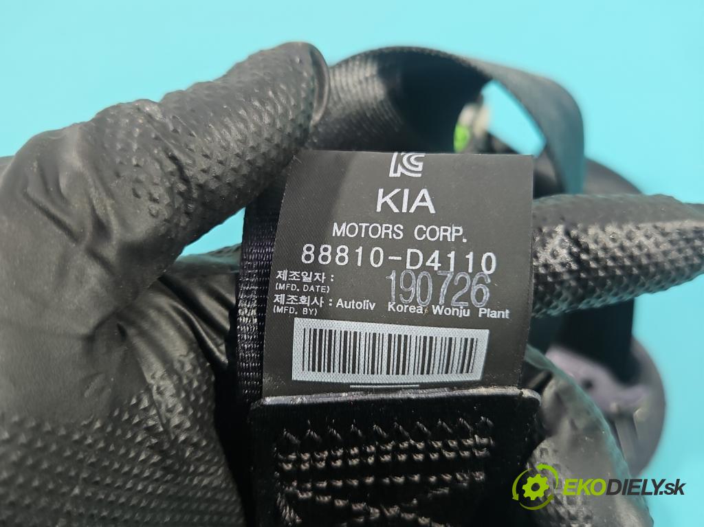 Kia Optima IV 2015-2020 1.6 T-GDI: 180 HP automatic 132.4 kW 1591 cm3 4- pas bezpečnosť: predné ľavý 88810-D4110