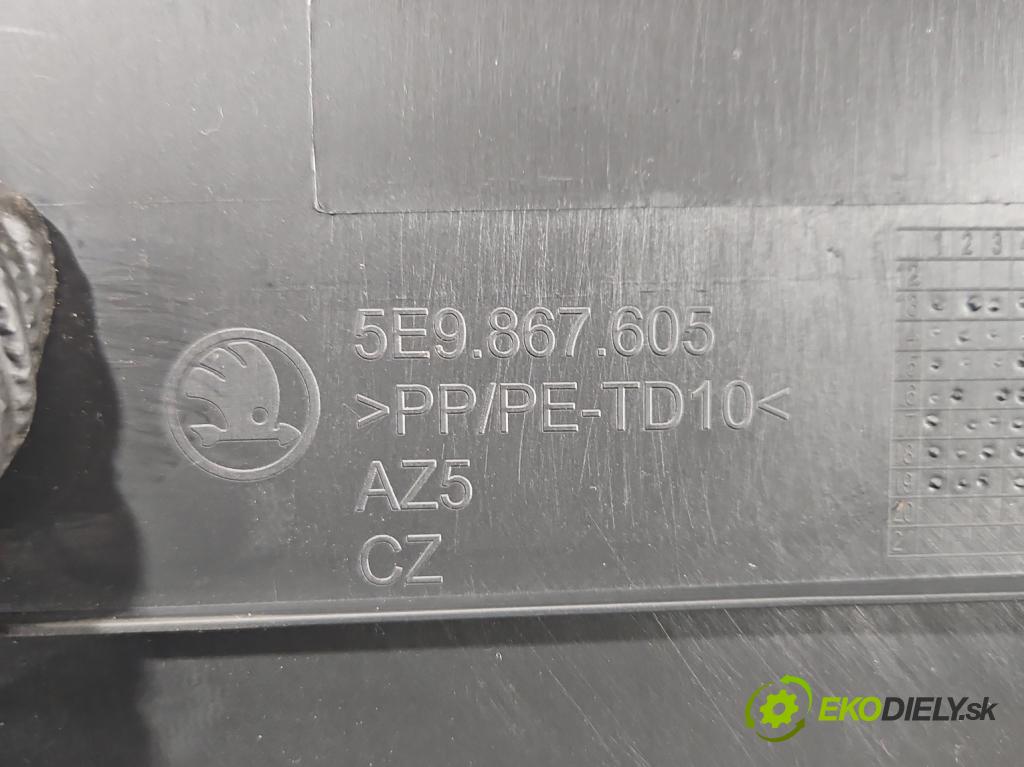 Skoda Octavia III 2013- 1.5 TSI 150 hp manual 110 kW 1498 cm3 5- Tapacír: kufrových dveří 5E9867975