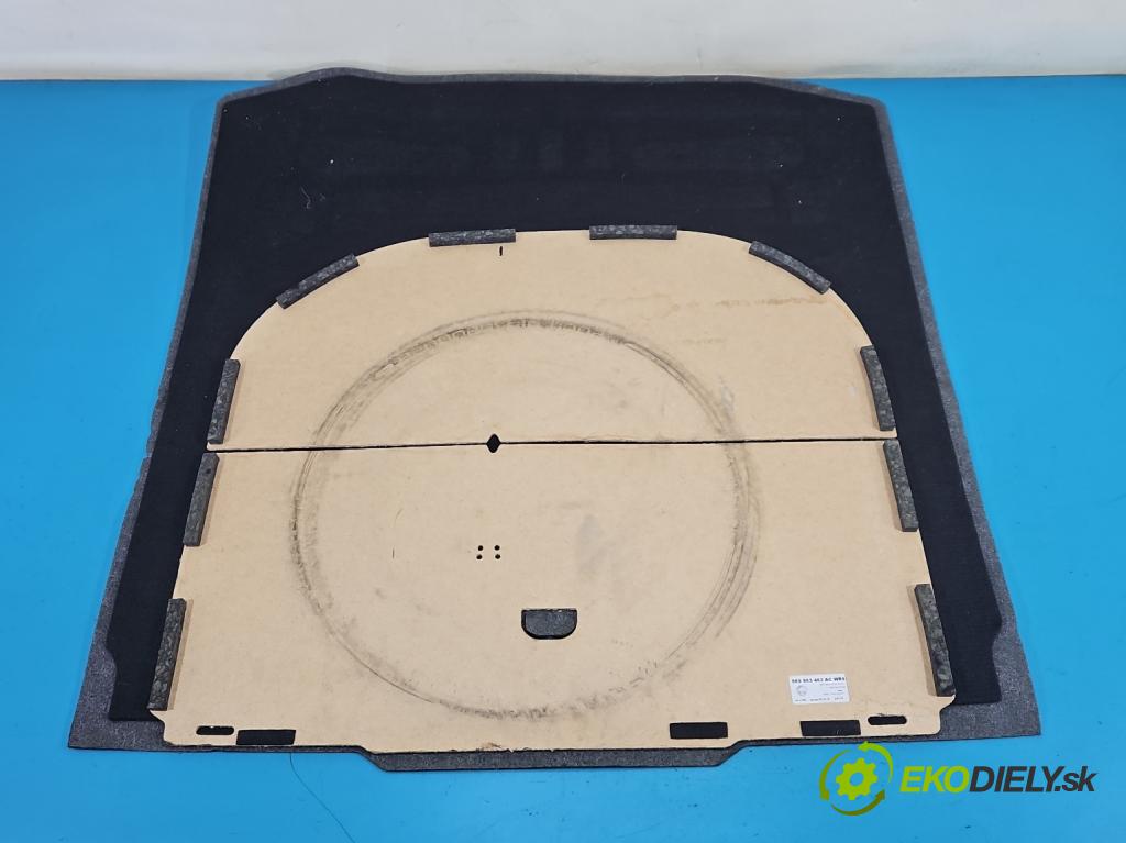 Skoda Octavia III 2013- 1.5 TSI 150 HP manual 110 kW 1498 cm3 5- koberec do auta kufra: 5E9863463AC