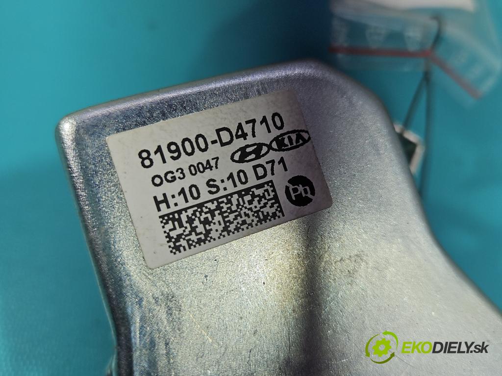 Kia Optima IV 2015-2020 1.6 T-GDI: 180 HP automatic 132.4 kW 1591 cm3 4- Blokáda: řízení: 81900-D4710 (Riadenie ostatné)