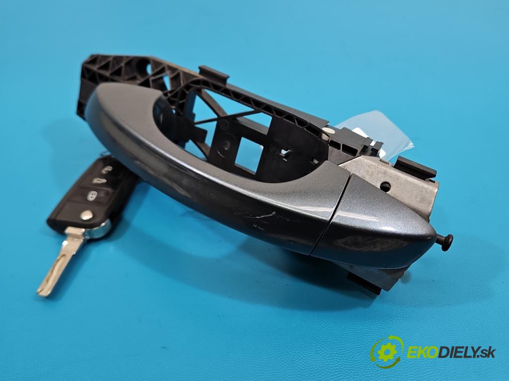 Skoda Octavia III 2013- 1.5 TSI 150 hp manual 110 kW 1498 cm3 5- klika přední levé 5N0837885H (Vnější přední levá klika dveří)