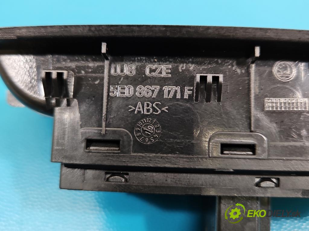 Skoda Octavia III 2013- 1.5 TSI 150 hp manual 110 kW 1498 cm3 5- Přepínač oken zpětných zrcátek 5E0959857A