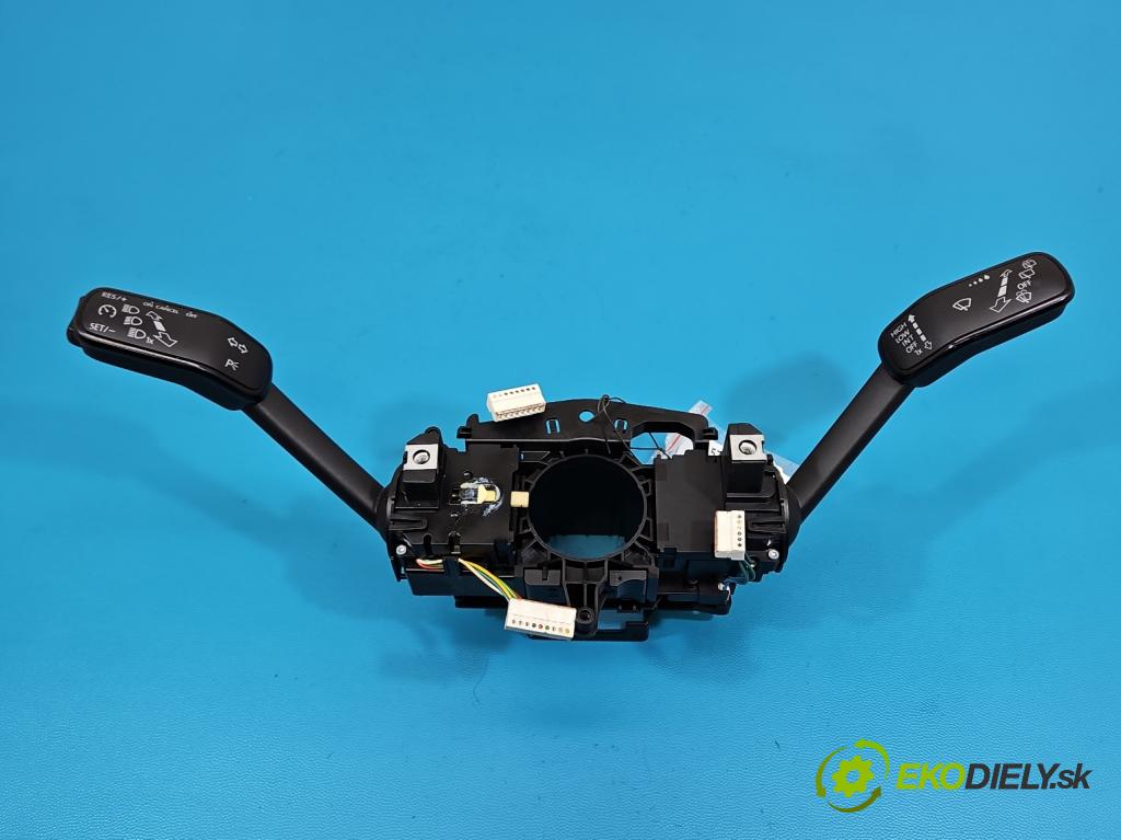 Skoda Octavia III 2013- 1.5 TSI 150 HP manual 110 kW 1498 cm3 5- prepínač komplex: 5Q1953507B (Prepínacie páčky pod volantom)