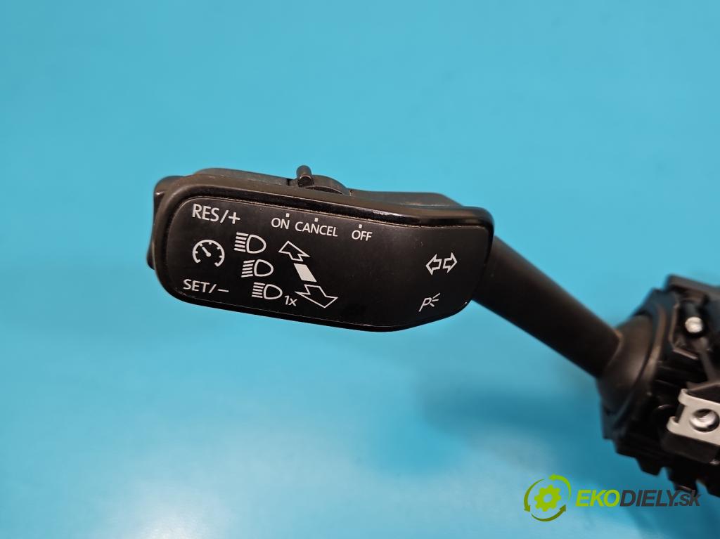 Skoda Octavia III 2013- 1.5 TSI 150 HP manual 110 kW 1498 cm3 5- prepínač komplex: 5Q1953507B (Prepínacie páčky pod volantom)