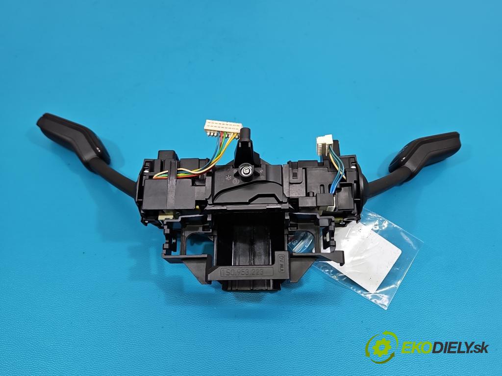 Skoda Octavia III 2013- 1.5 TSI 150 HP manual 110 kW 1498 cm3 5- prepínač komplex: 5Q1953507B (Prepínacie páčky pod volantom)